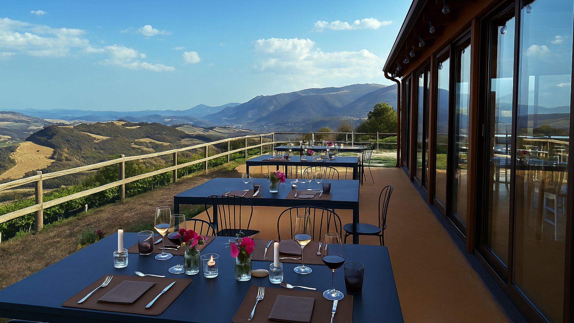 locanda col di vino esterno panorama